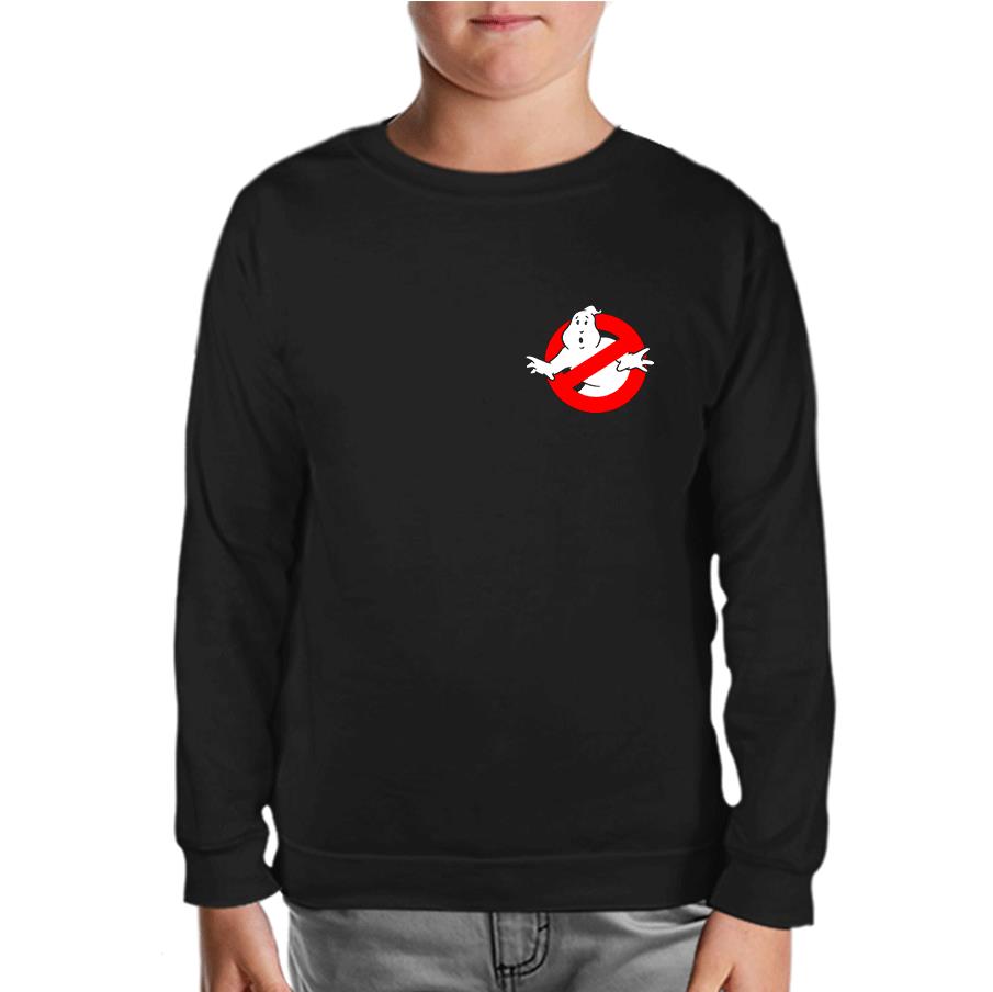 Ghost Busters Logo Black Kids Sweatshirt