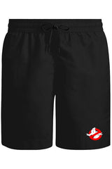 Ghost Busters Logo Unisex Siyah Şort