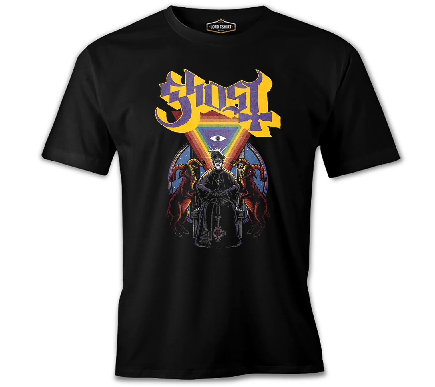 Ghost - Eye of Triangle Siyah Erkek Tshirt