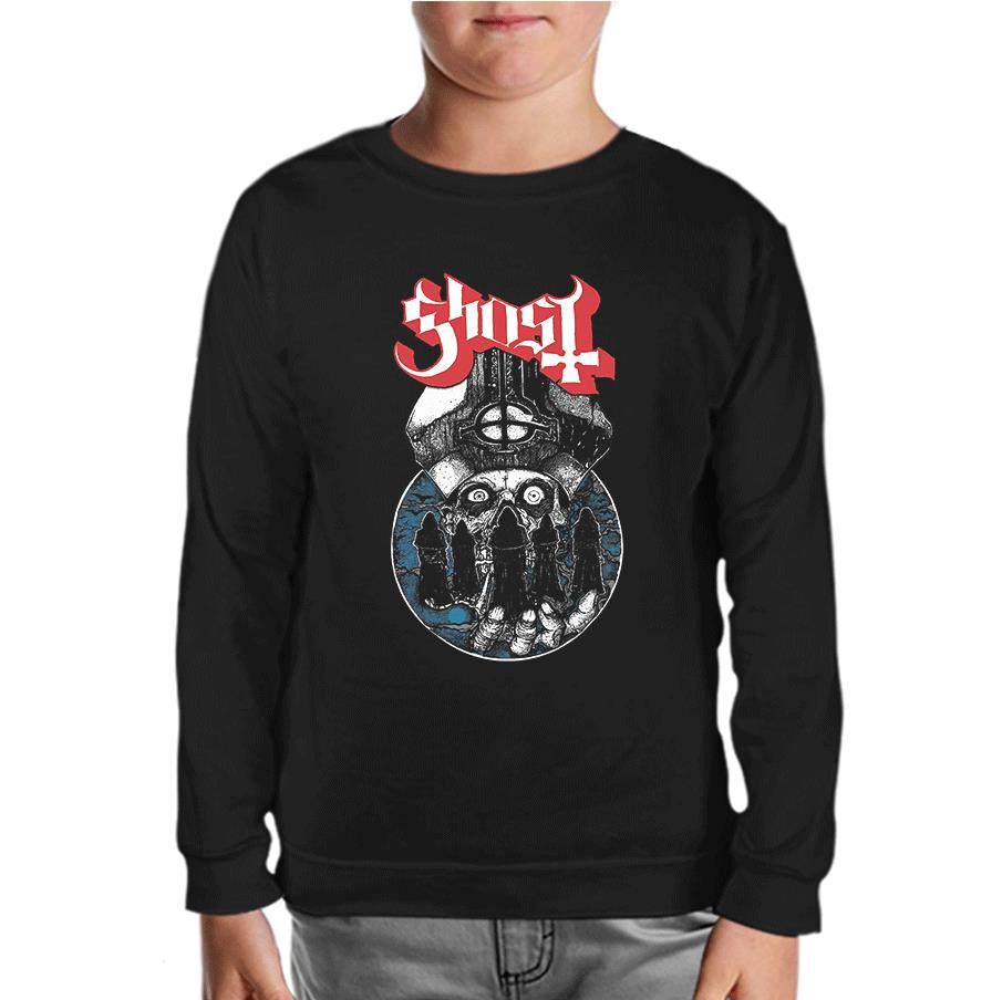 Ghost Black Kids Sweatshirt