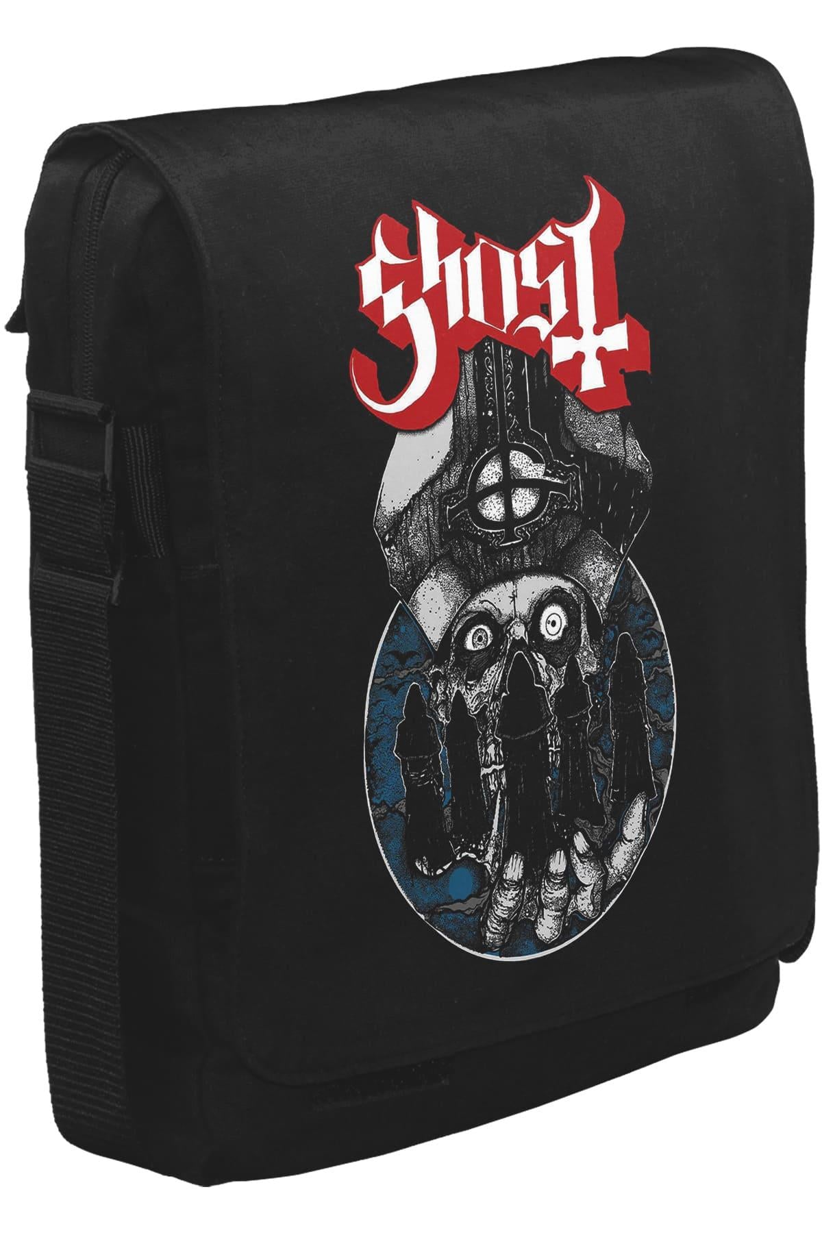 Ghost Unisex Siyah Postacı Çanta