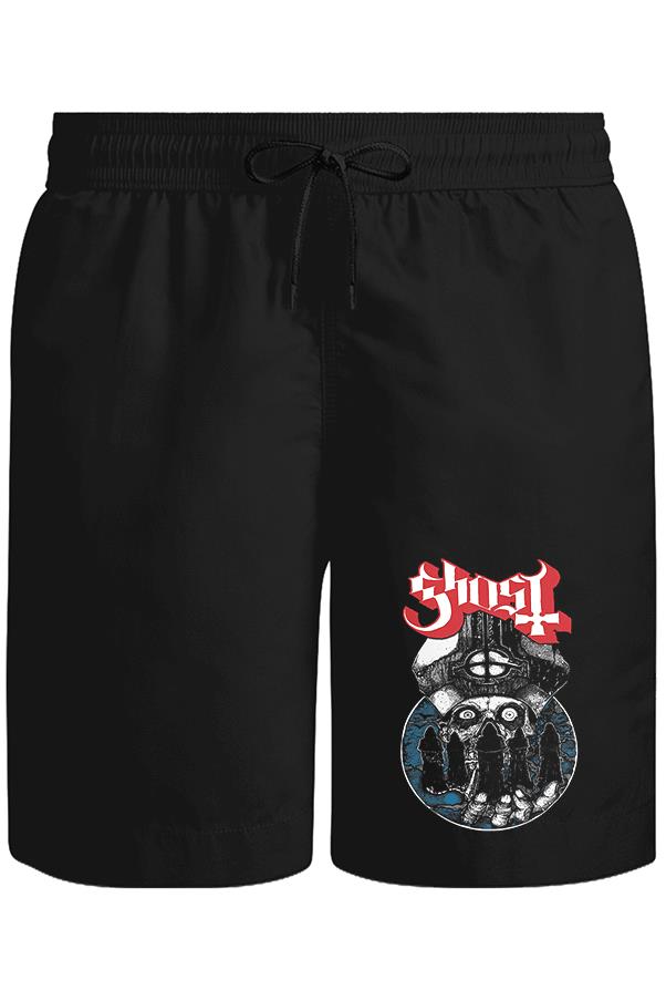 Ghost Unisex Siyah Şort