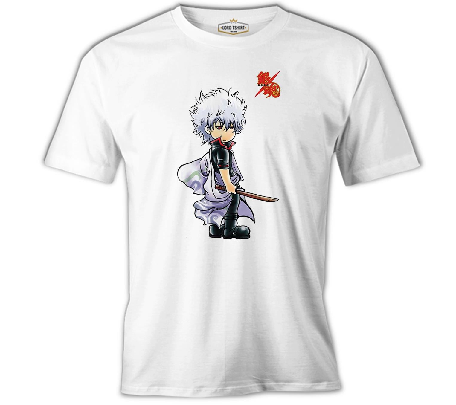 Gintama Gintoki White Men's Tshirt 