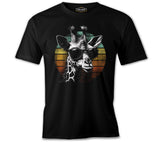 Giraffe with Sunglasses Black Men's Tshirt
