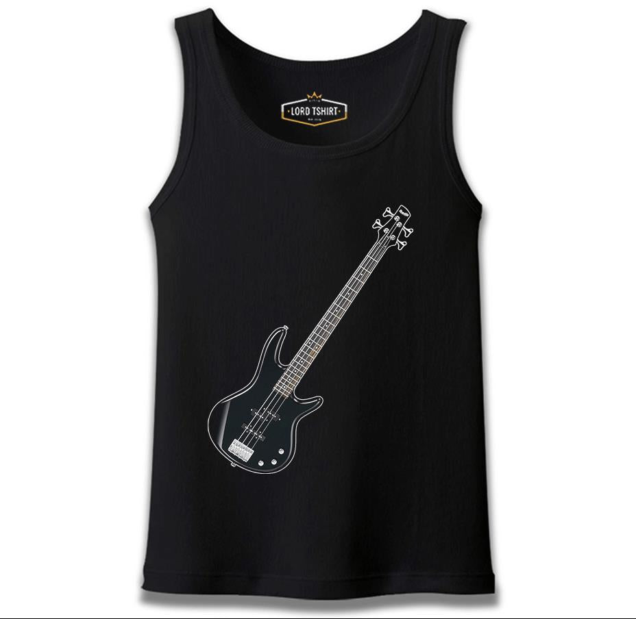 Gitar - Bass Siyah Erkek Atlet