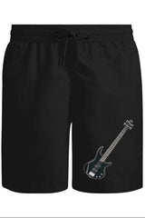 Gitar - Bass Unisex Siyah Şort