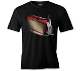 Gitar - Fender 1 Siyah Erkek Tshirt