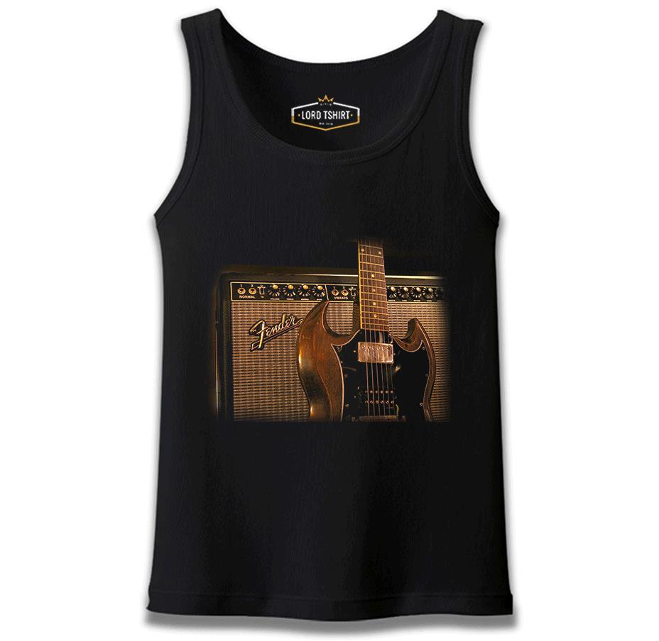 Gitar - Fender 2 Siyah Erkek Atlet