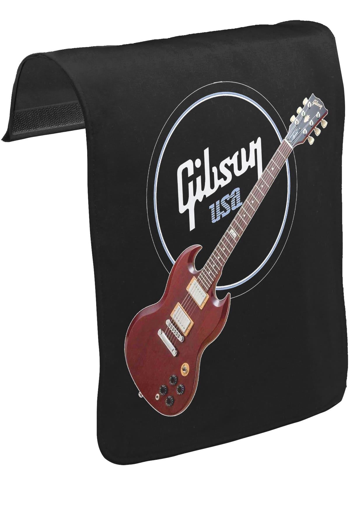 Guitar - Gibson - USA Unisex Black Snap-On Messenger Bag Cover CK-1031 