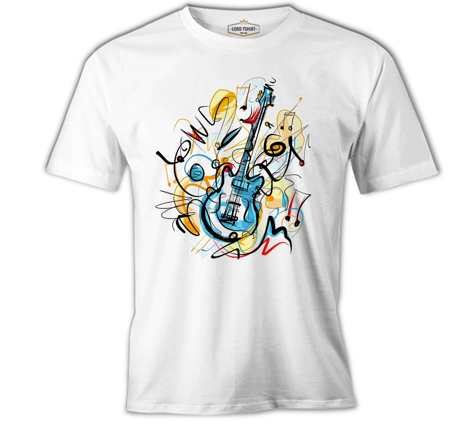 Guitar - Kandinsky White Men's Tshirt 