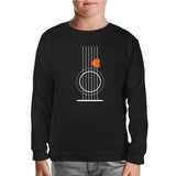 Guitar - Pena Black Kids Sweatshirt