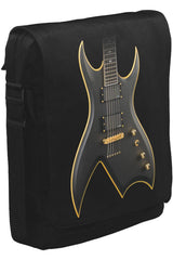 Gitar Unisex Siyah Postacı Çanta