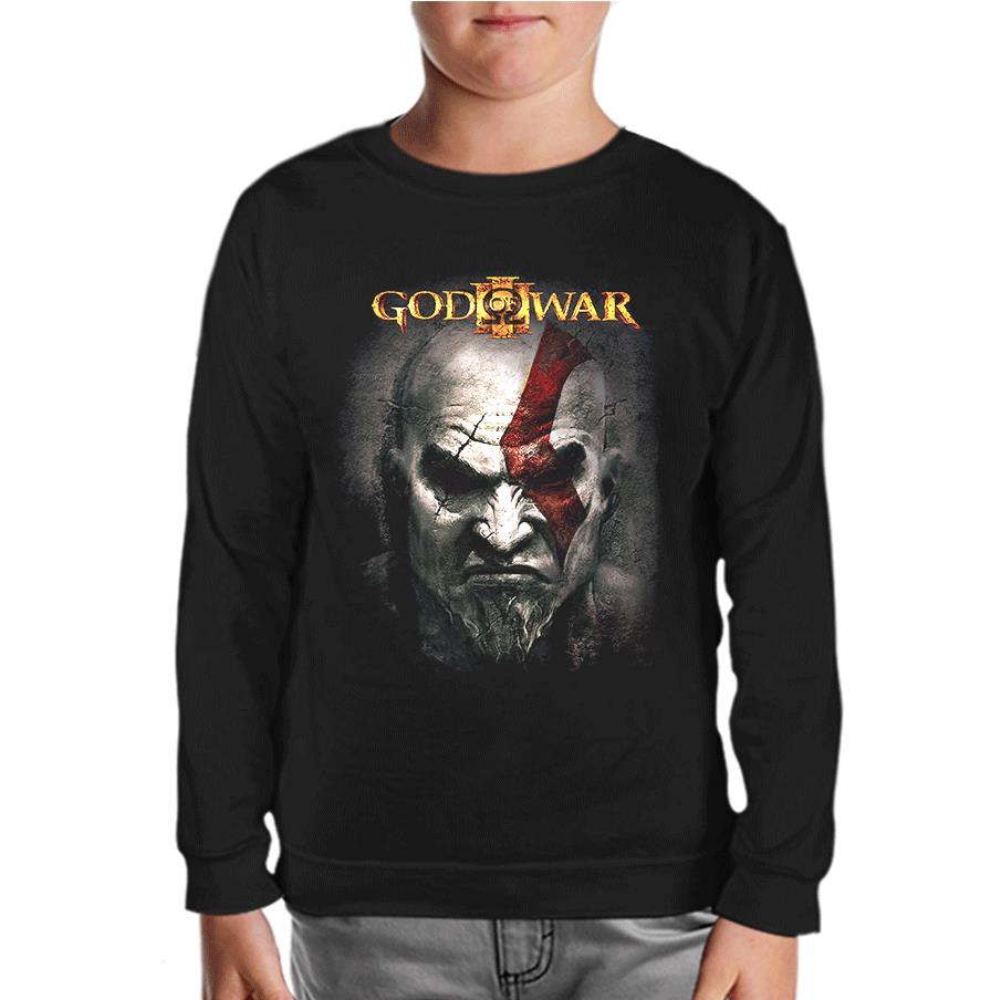 God of War 2 Black Kids Sweatshirt