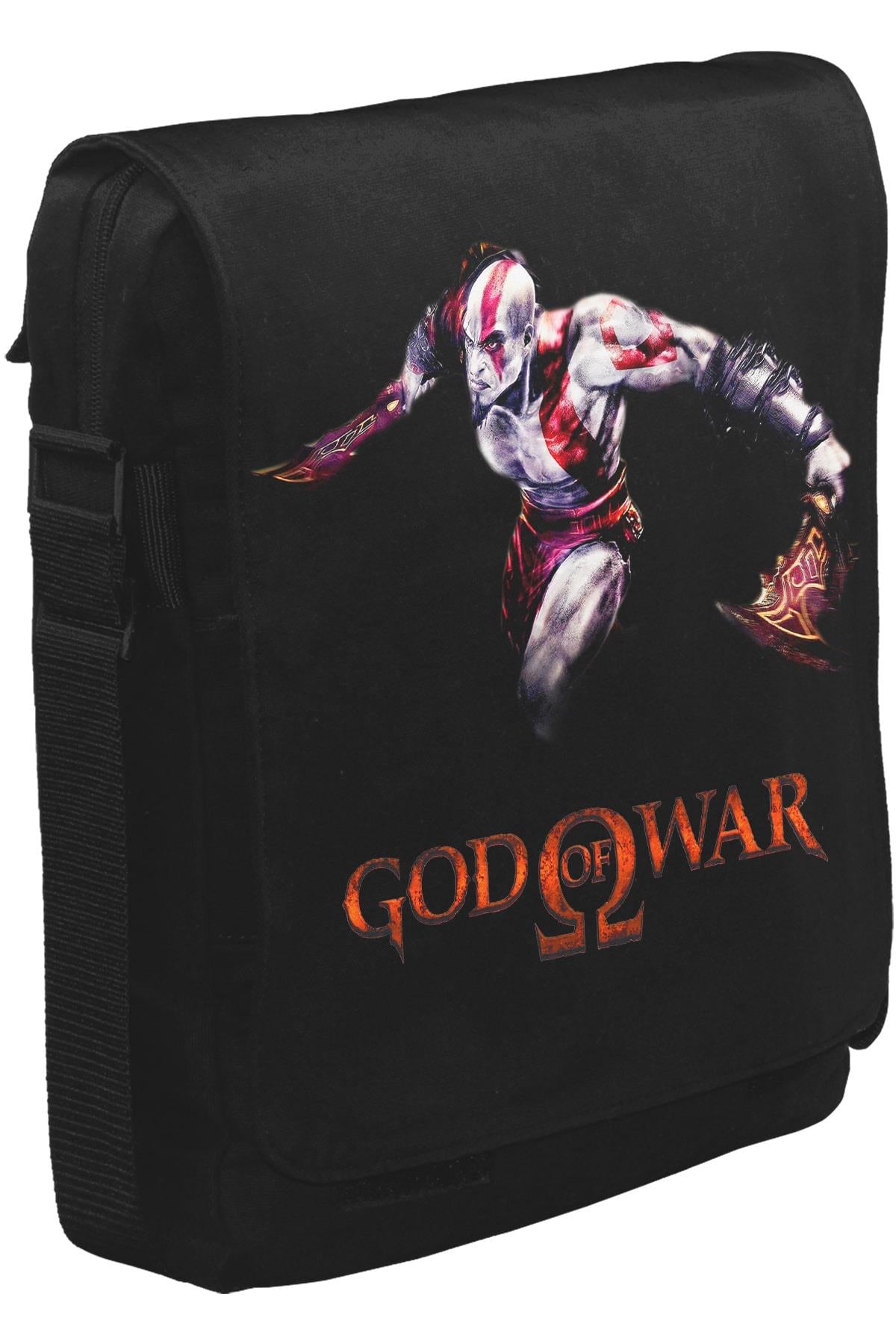 God of War I Unisex Siyah Postacı Çanta