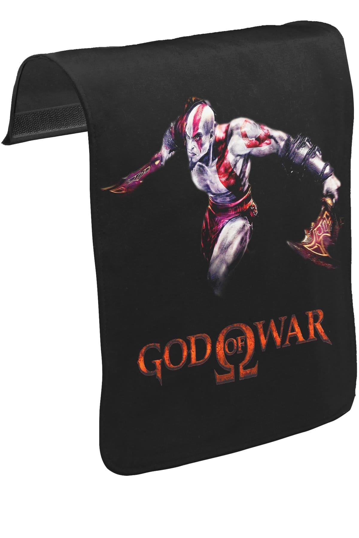 God of War I Unisex Siyah Tak-Çıkar Postacı Çanta Kapağı CK-171