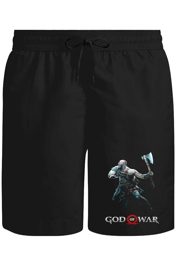 God of War - The Force Unisex Siyah Şort