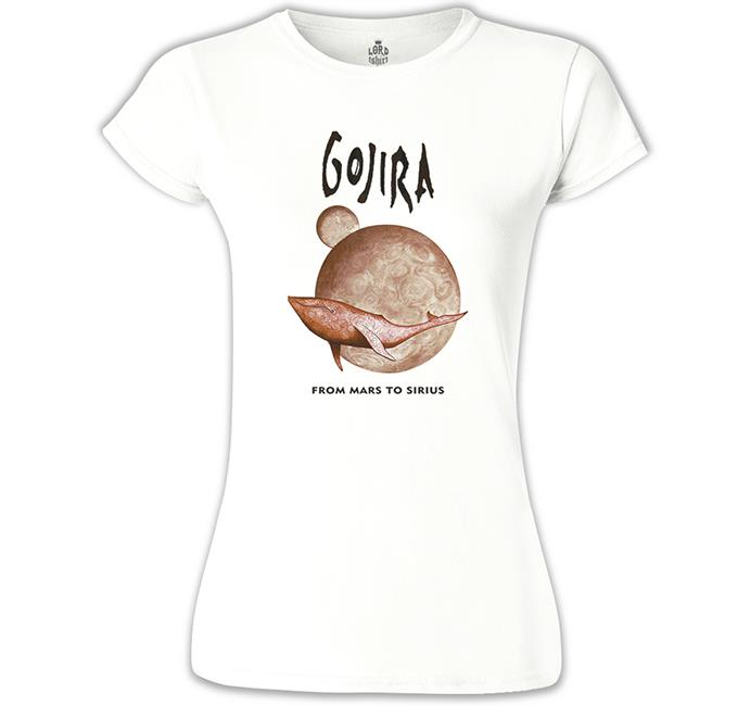 Gojira - From Mars to Sirius Beyaz Kadın Tshirt