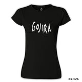 Gojira - Logo Siyah Kadın Tshirt