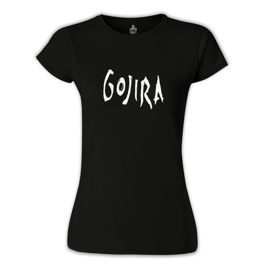 Gojira - Logo Siyah Kadın Tshirt