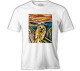 Golden Retriever in Scream White Men's T-Shirt 