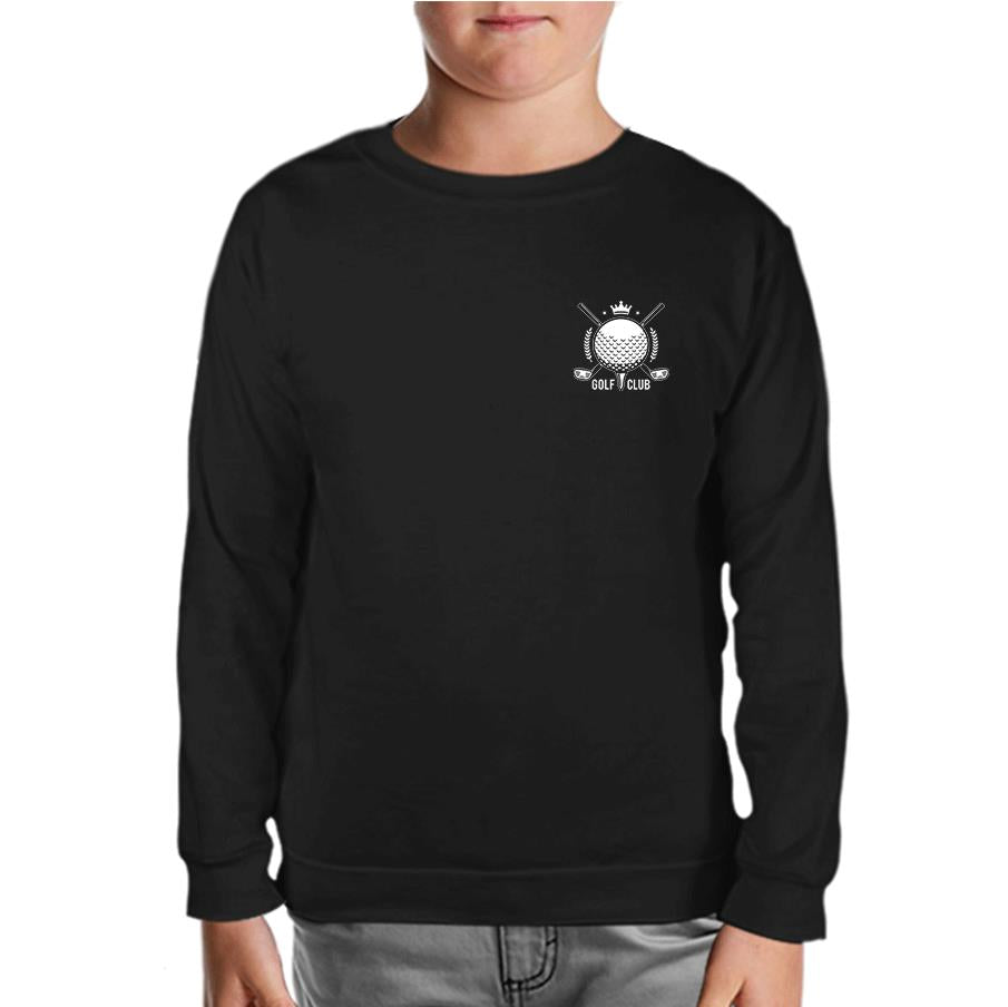 Golf Club - Golf Club Black Kids Sweatshirt