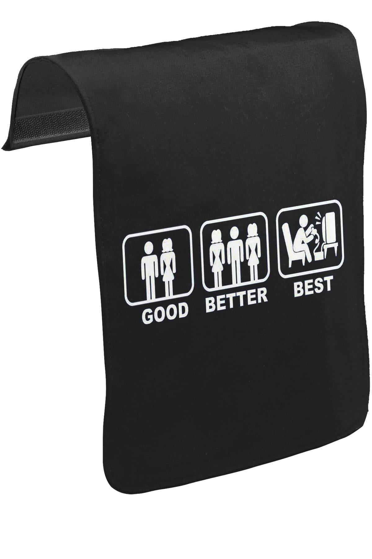 Good Better Best Unisex Siyah Tak-Çıkar Postacı Çanta Kapağı CK-754