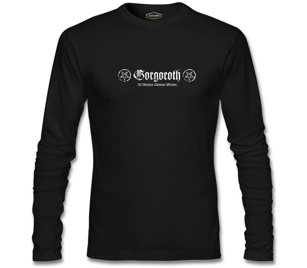 Gorgoroth - Logo Chest Black Men's Sweatshirt 