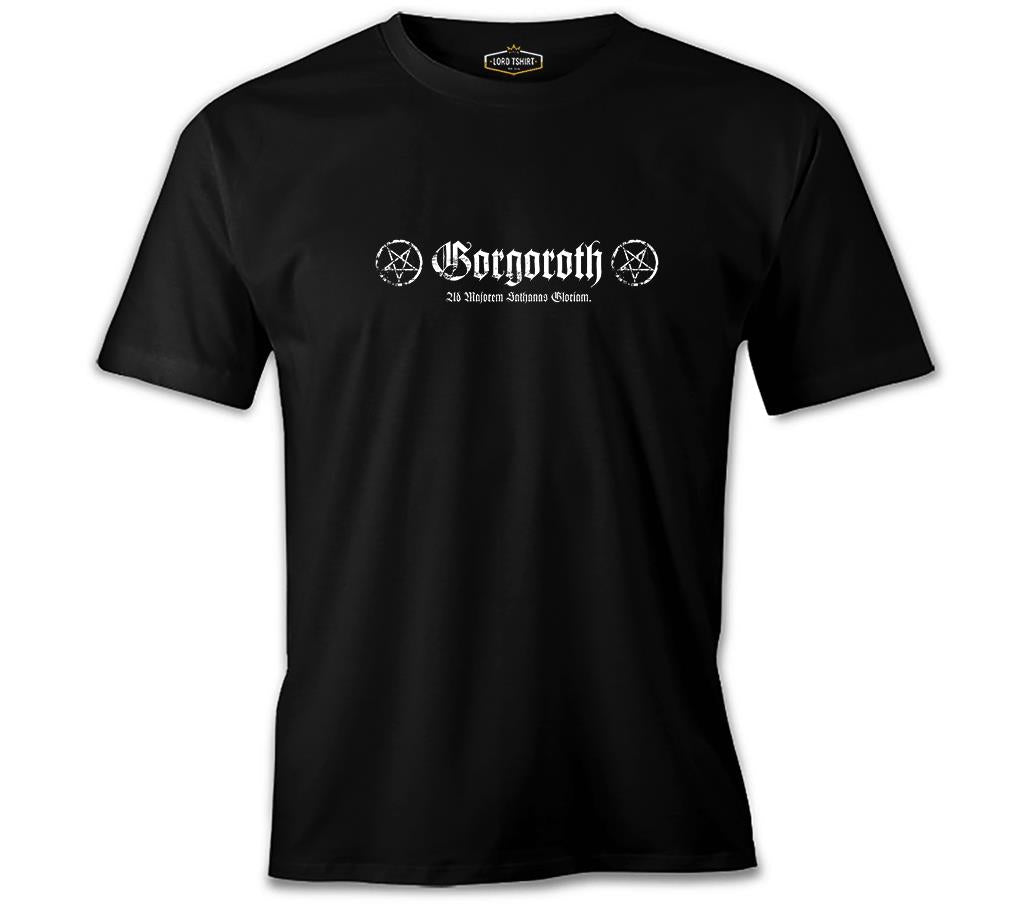 Gorgoroth - Logo Chest Black Men's Tshirt 