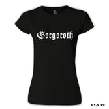 Gorgoroth - Logo Siyah Kadın Tshirt