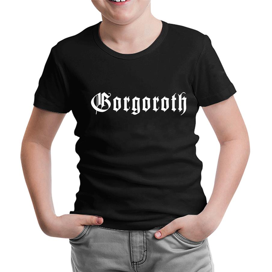 Gorgoroth - Logo Siyah Çocuk Tshirt