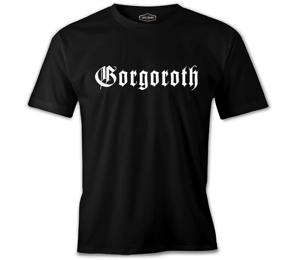 Gorgoroth - Logo Siyah Erkek Tshirt