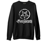 Gorgoroth - Pentagram Logo Black Men's Thick Sweatshirt 