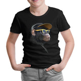 Gorilla - Glasses Black Kids Tshirt