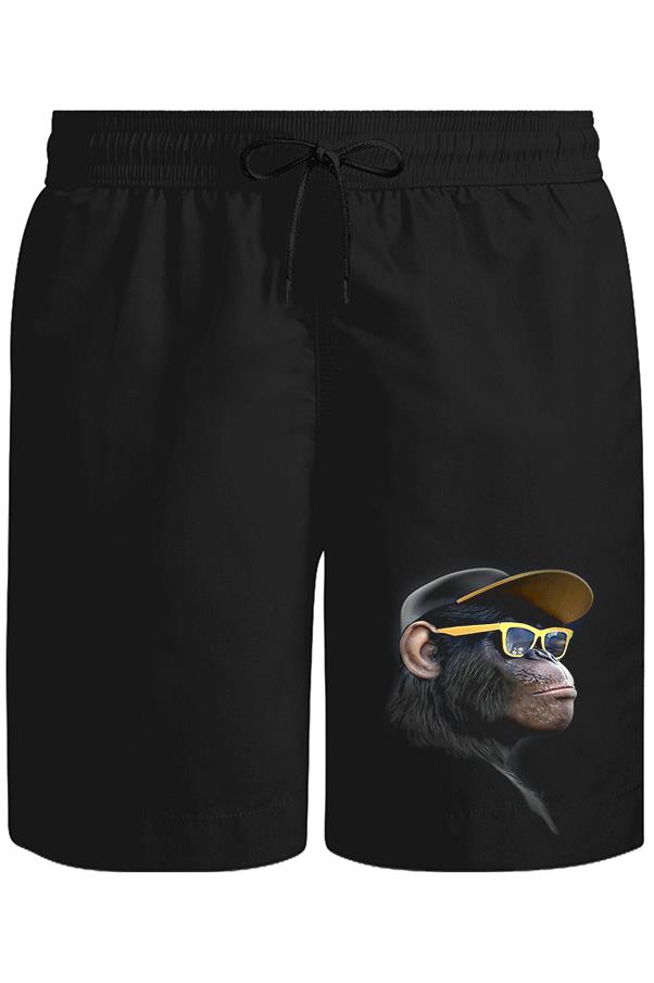 Goril - Gözlük Unisex Siyah Şort