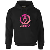GOT7 - Logo Star Black Men's Zipperless Hoodie
