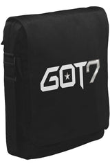GOT7 - Logo Unisex Siyah Postacı Çanta