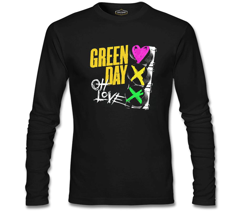 Green Day - Oh Love Black Men's Sweatshirt