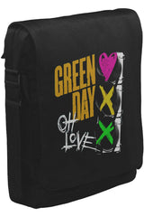 Green Day - Oh Love Unisex Siyah Postacı Çanta