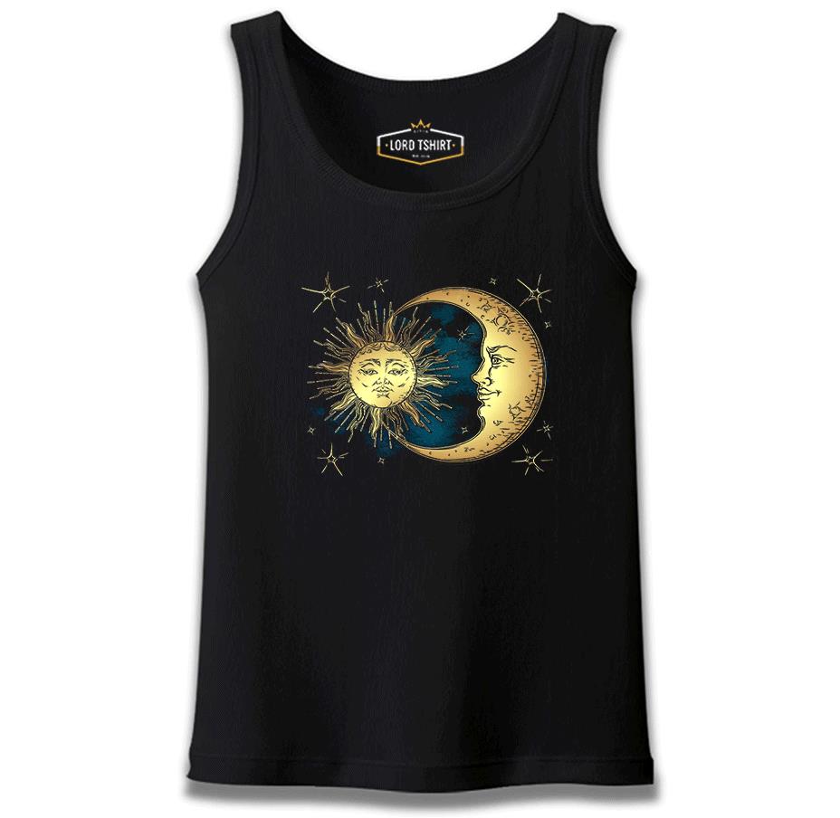 Sun Moon and Clouds Black Male Athlete