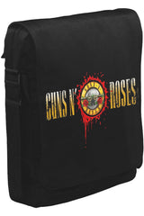 Guns N Roses - Drops Logo Unisex Siyah Postacı Çanta