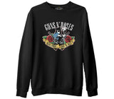 Guns N' Roses - Gone to Hell  Siyah Erkek Kalın Sweatshirt
