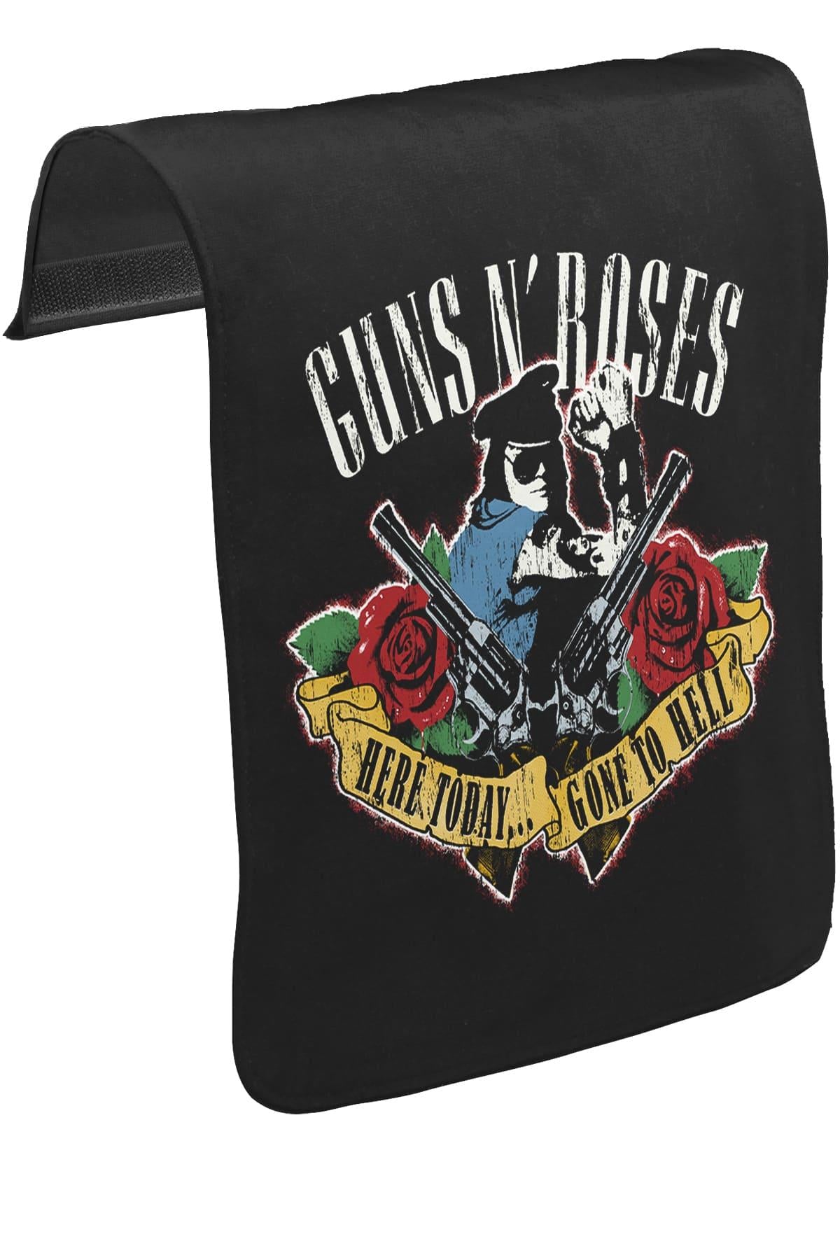Guns N' Roses - Gone to Hell Unisex Siyah Tak-Çıkar Postacı Çanta Kapağı CK-78