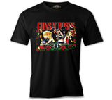 Guns N' Roses - Guns and Roses Black Men's Tshirt
