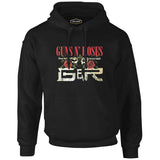 Guns N'Roses - Logo Black Men's Zipperless Hoodie