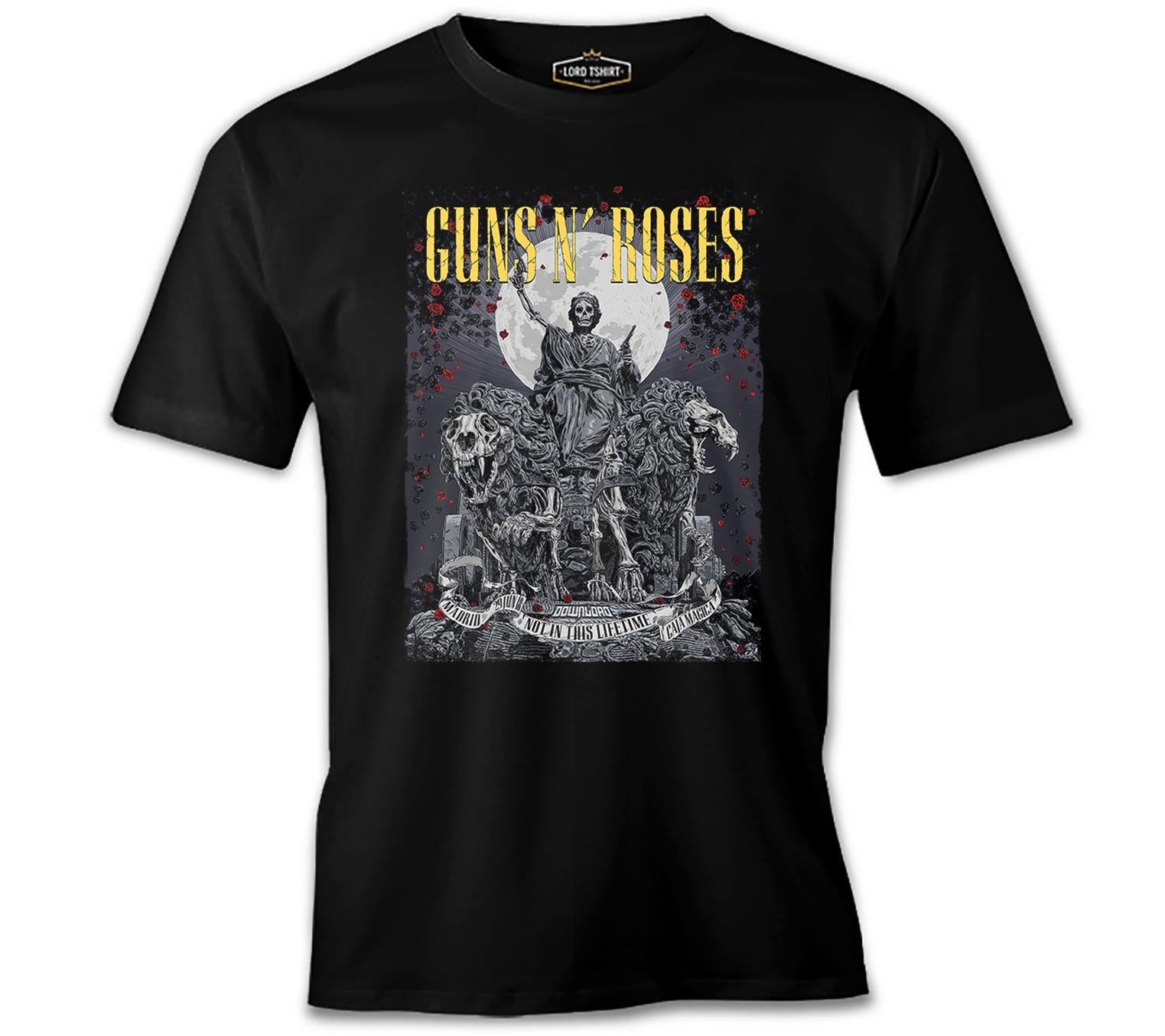 Guns N Roses - Not in This Life Black Men's Tshirt