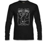 Guns N' Roses - Old Time Siyah Erkek Sweatshirt
