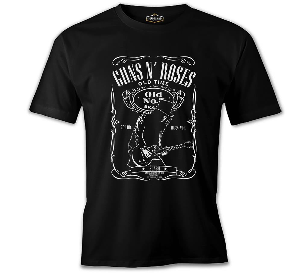 Guns N' Roses - Old Time Siyah Erkek Tshirt