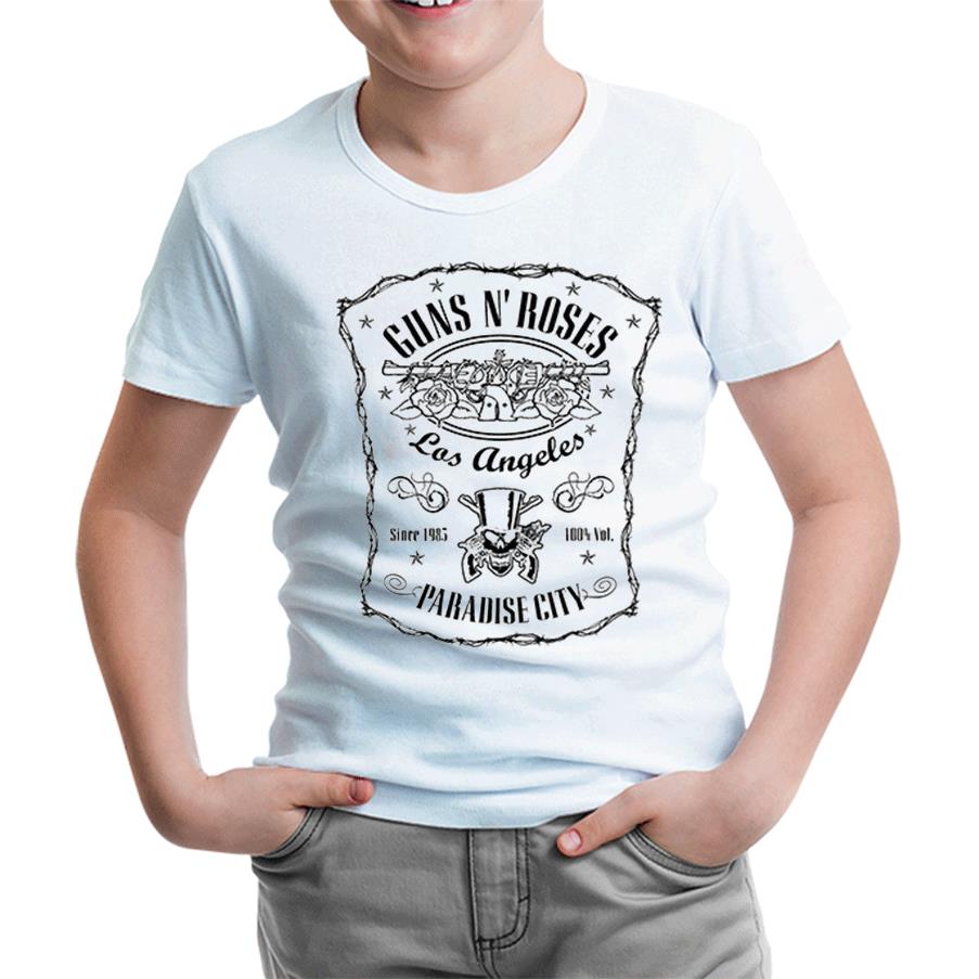 Guns N'Roses - Paradise City White Kids Tshirt