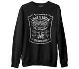 Guns N' Roses - Paradise City  Siyah Erkek Kalın Sweatshirt