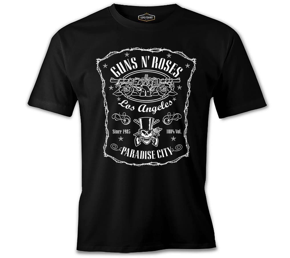 Guns N' Roses - Paradise City Black Men's Tshirt